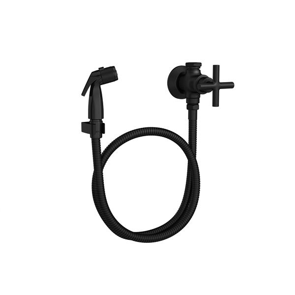 Ducha Higiênica com Derivação Black Matte 1,2m Duna Classic Deca