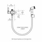 Ducha Higiênica C/ Derivação - Slim