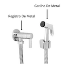 Ducha Higiênica Casagrande Mundial Banheiro Vol. C-72 Cromado