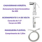 Ducha Higiênica Casagrande Mundial Em Abs C34 Cromada Acionam