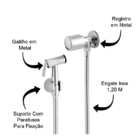 Ducha Higiênica Casagrande Mundial Metal Com Maior Vazão Meca