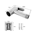 Ducha Higiênica Casagrande Mundial Metal Gatilho Mangueira 1,