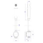 Ducha Higiênica com Derivação 1,2m Cromada Universal 1948.C.ACT.CR Deca