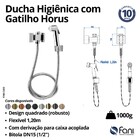 Ducha Higiênica Com Derivação E Gatilho Horus Fani Metais Abs