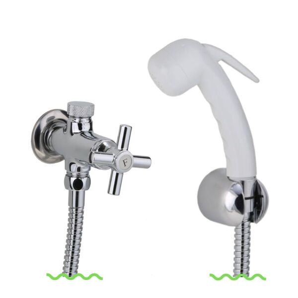 Ducha Higiênica Com Derivação Gatilho Abs Branco Rieti