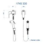 Ducha Higiênica Com Derivação Retta Cromado Fani