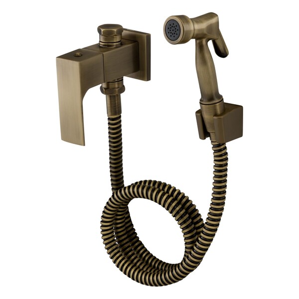 Ducha Higiênica Com Derivação Retta Ouro Velho Fani