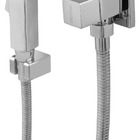 Ducha Higiênica Com Gatilho Quadrado Metal Cromada