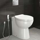 Ducha Higiênica Com Gatilho Quadrado Metal Cromada