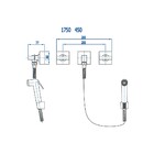 Ducha Higiênica Com Misturador Horus Cromado Fani