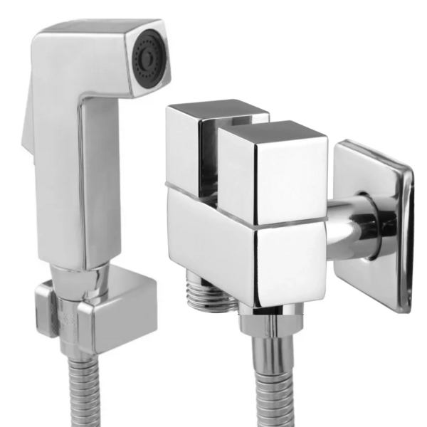 Ducha Higiênica Com Registro Duplo Duas Saídas De Água Deriva