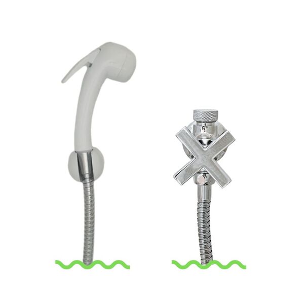 Ducha Higiênica Com Registro e Derivação 2 Saídas Gatilho Abs