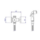 Ducha Higiênica Com Registro E Derivação Gatilho Flex 1984.c2