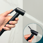 Ducha Higiênica Completa Preto Fosco Abs Chuveirinho Íntimo B