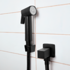 Ducha Higiênica Completa Preto Fosco Abs Chuveirinho Íntimo B