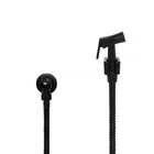 Ducha Higienica Completa Redonda C61 Preto Fosco Black Matte