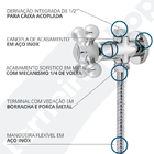 Ducha Higiênica Completa Registro Com Derivação 2 Saídas 1/4