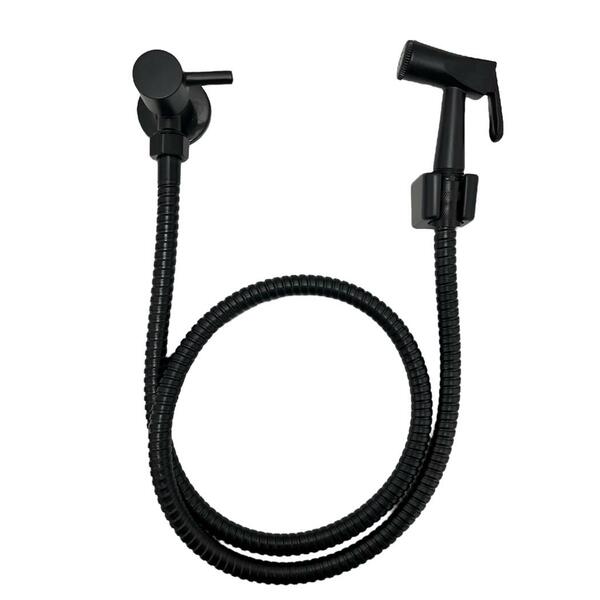 Ducha Higienica Completo Samer Metais Preto Fosco