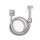 Ducha Higiênica Cromada Luxo Modelo Quadrado 1/4 De Volta