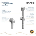 Ducha Higiênica Cromado Água Fria