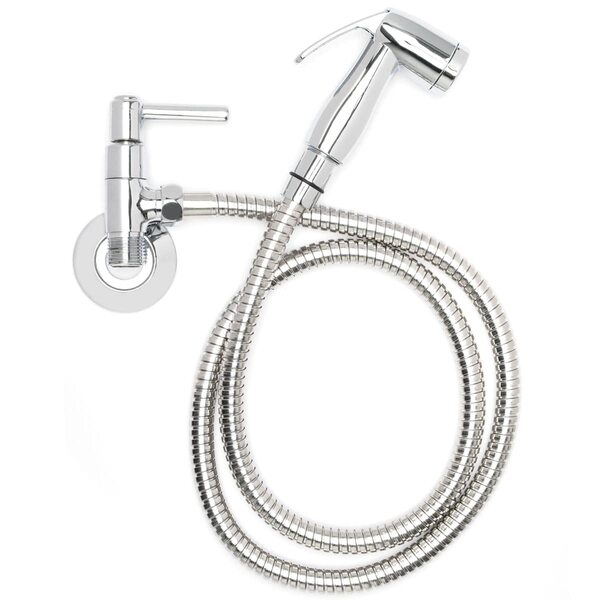 Ducha Higiênica De Metal C72 Cromada Acionamento 1/4 Volta De