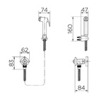 Ducha Higiênica Docol Nova Invicta 1523806 Com Registro Branca