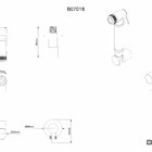 Ducha Higiênica Dourado Água Fria