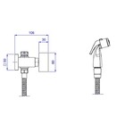 Ducha Higiênica Dream Com Registro Dark Antracite Deca