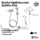 Ducha Higiênica Eros Rose Gold Fani