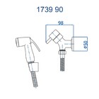 Ducha Higiênica Eva Rose Gold Fani