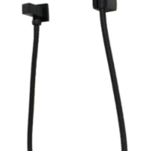 Ducha Higiênica Giratória Completa Preto Fosco 1/4 De Volta