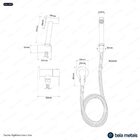 Ducha Higiênica Inox (lima Grafite Fosca)