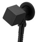 Ducha Higiênica Intima Luxo Quadrado Preto/black 1/4 Volta