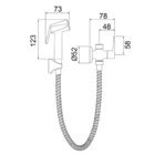 Ducha Higiênica Lorenzetti Loren Joy 1984 C32 Com Registro E