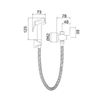 Ducha Higiênica Lorenzetti Loren Joy 1984 C32 Com Registro E