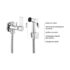 Ducha Higiênica Luxo C/ Derivador Casagrande Mundial: Metal C