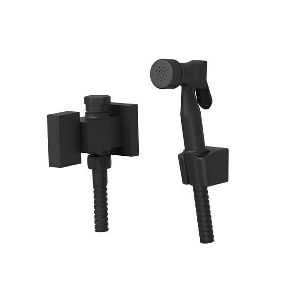 Ducha Higiênica Metal 1,2m Horus 1745 BK450 Preta Fani