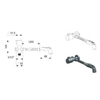 Ducha Higiênica com Derivação Metal 1,20m Cromada Fit Celite