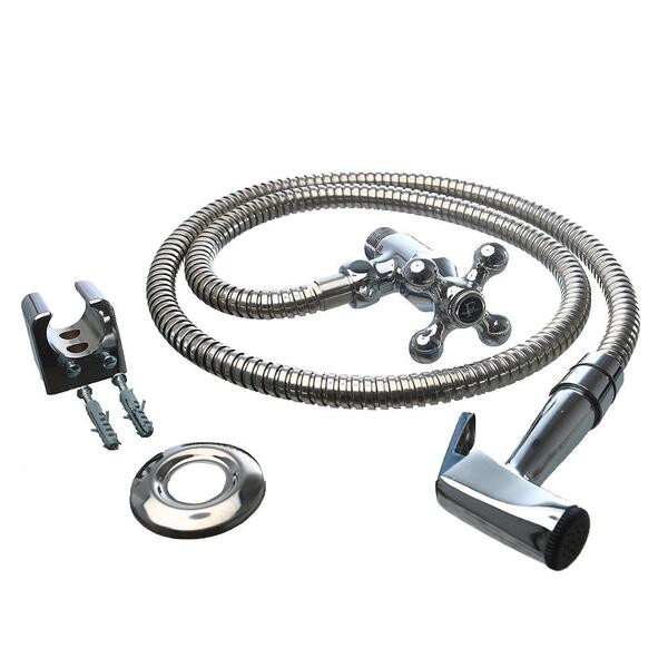 Ducha Higiênica Metal Cromado C52 1.20m Completa