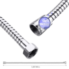 Ducha Higiênica Metal Gatilho Mangueira 1,80 Mt Sem Registro