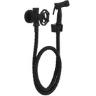 Ducha Higiênica Metal 1,20m Preto Fosco Industrial Volante Fani