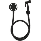 Ducha Higiênica Metal 1,20m Preto Fosco Industrial Volante Fani