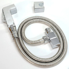 Ducha Higienica Para Banheiro Completa Cromada Acabamento Met