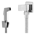 Ducha Higiênica Para Banheiro Cromado Gatilho Abs 1/4 Volta