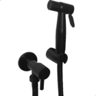 Ducha Higiênica Preta Inox 304 Completa c/ Registro 1/4 Volta