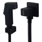 Ducha Higienica Preta Quadrada Intima Registro Metal