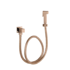 Ducha Higiênica Quadrada 1/4 De Volta Rose Gold Brilhante