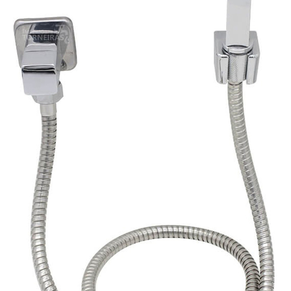 Ducha Higiênica Quadrada Em Metal Luxo 7758