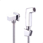 Ducha Higiênica Quadrada Em Metal Softinox