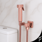 Ducha Higienica Quadrada Rose Gold 1/4v Metal